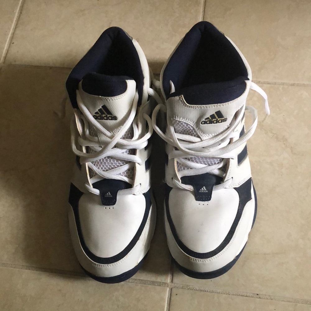 Adidas White Basketball Sneakes